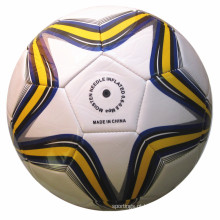 Bola de futebol de alta qualidade personalizado logotipo bola de futebol TPU PVC máquina costurou tamanho 5 de bola de futebol para treinamento de promoção